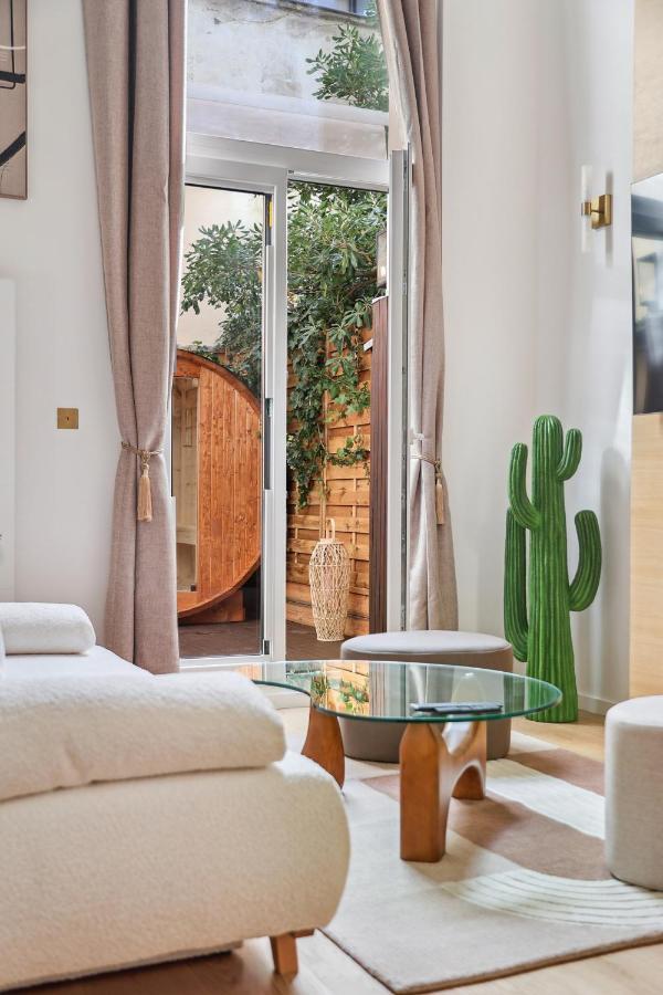 Suite Luxueuse Avec Jardin Prive Sauna Et Jacuzzi Paris Exterior photo